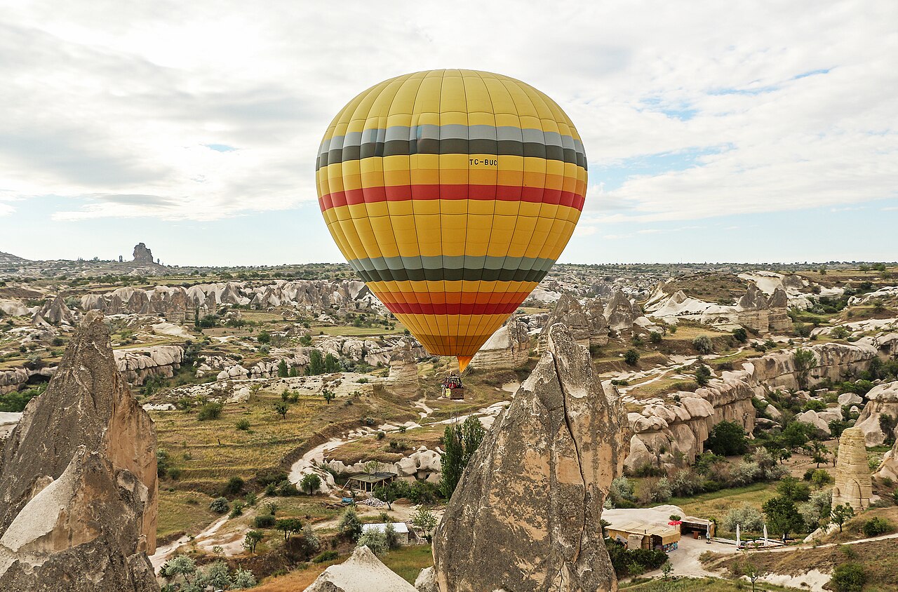Hot air balloons over Cappadocia